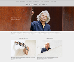 Wolfgang Netzer: Gitarrist und Komponist